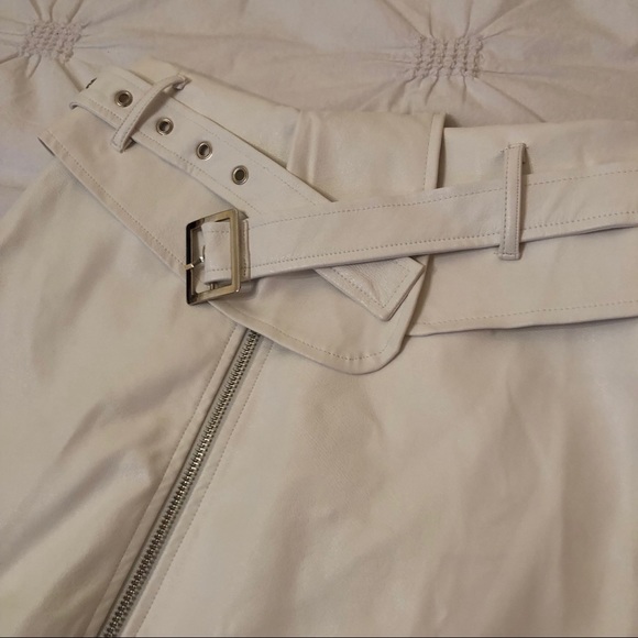 Tiger Mist Leather Mini Skirt - Picture 5 of 8